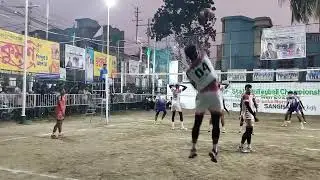 74 senior state volleyball club men 2025 1st qtr final set- 2 part 1 kolkata Port vs Eastern Rail 