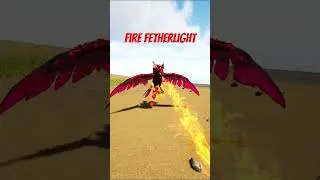 Ark primal fear elementels dinos part 1  fire type dinos #ark #shorts #gaming #primalfear