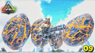 Stealing The DEADLIEST Eggs in Ark 🔥 Magmasaur Nest Raid 🔥 Ark Survival Evolved Genesis: Part 1 #9