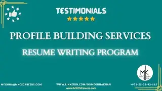MKCS Resume Writing Testimonial - November 2022