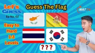 Can you guess this Country Flag Quiz?🚩From Easy to Extreme!🧠 #countryflagquiz #flagquiz&nbsp;#wattv #quiz
