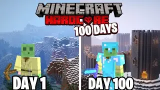 I Survived 100 Days in 1.9 Minecraft Hardcore...