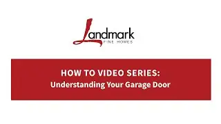 LFH Garage Door Tutorial