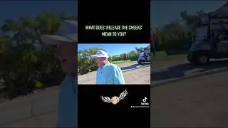 What does release the cheeks mean to you?! #funny #short #releasethecheeks #golf #dadlife #dadgolf
