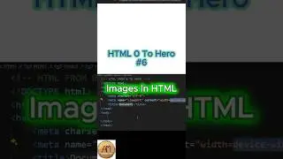 Learn image Tag in HTML || #6 || #shorts