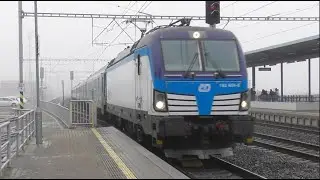 Vlaky Úvaly 29.12. 2024 + RETRO EXPRESS Ex 10860