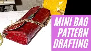 Mini bag pattern drafting