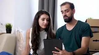 Couple Just Moved In New House Stock Video