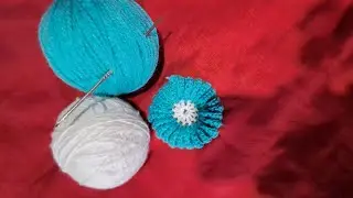 वूलेन पासून तैयार केलेले फुल 🌸 #woolenartandcraft #woolcraft #crochet #woolflower #flowers #woolende