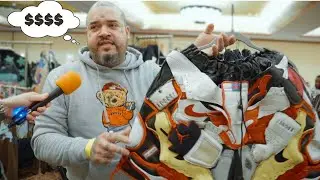 He designed shorts out of KICKS! + Asking people questions at the Miami Sneaker Convention 2024