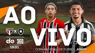 SÃO PAULO X BOTAFOGO | JOGO AO VIVO DA COPA SÃO PAULO COM NARRAÇÃO EM TEMPO REAL
