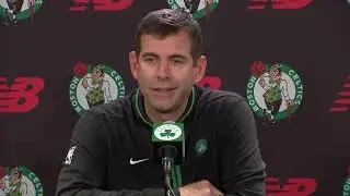 BOSTON CELTICS PRESS CONFERENCE: Brad Stevens
