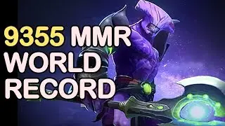 9355 MMR - NEW World Record! - Road to 10k by Miracle- GOD Dota 2