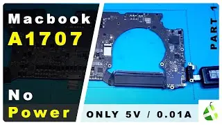 Macbook Pro A1707/ Не заряжается и не включается/ Часть 1