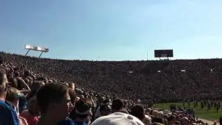 ND Stadium B2 Stealth Bomber Flyover