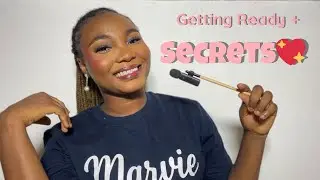 GRWM 🤭❤️+ RANDOM FACTS ABOUT ME💖. 