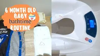 6 MONTH OLD BABY BATH TIME ROUTINE BEFORE BEDTIME | AQUA SCALE | BATHTIME ESSENTIALS | WHAT I USE