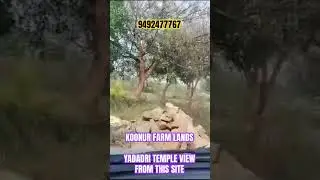 KOONUR FARM LANDS, YADADRI TEMPLE VIEW FROM THIS VENTURE 9492477767