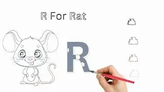 Step-by-Step Rat Drawing and Colouring | Easy Art for Kids |RI Magic Art