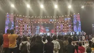 Telangana Hyderabad JRC convention centre Ravi Teja movie audio release event setup 