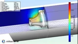 Overlap friction weld; Postprocessing #1.