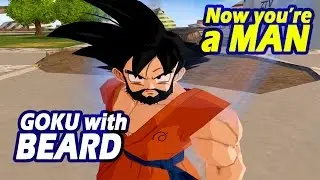Goku With a Full Beard vs Beerus | Manly Goku | DBZ Tenkaichi 3 (MOD)