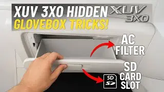 Mahindra XUV 3XO: Quick Guide to open Glove Box, access AC Filter & DVR SD Card Slot