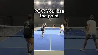 Who else does this after losing a point in pickleball 🙈 #reenactment #afuera #backhandflick