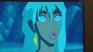 Kida got Hypnotized and Staring at the Light with Glowing Blue Eyes