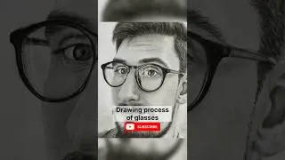 Drawing glasses 👓 #realisticdrawing #drawing #drawingprocess #workinworking #selftaught #pencilart