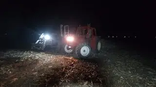 Am fost la cosit tulei cu 2 tractoare