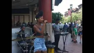 Raw talent down Chinatown Washington D.C. #Allrightsreserved