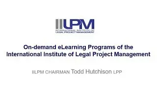 eLearning  at  International Institute of Legal Project Management