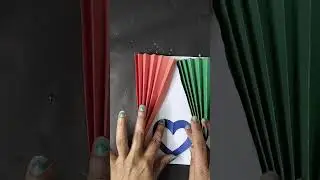 DIYI tricolour republic day card #paperwallcraft #ytshorts #trendingshorts