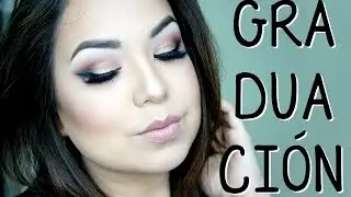 Maquillaje para graduación: dorado chic