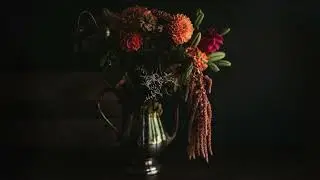 Turn Your TV into Art | Moody Autumn Tablescape Art | 1 HR 4K Slideshow