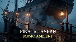 You’re Resting in an Old Pirate Tavern 🌙 Fantasy Night Ambience