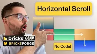 How I set up Horizontal Scroll in 5 minutes with GSAP & Bricksbuilder &ndash; no code needed