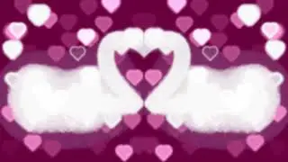 4K EKG Heart of Hearts Flip Distortion Pink White Copyright Free Stock Footage Free Download