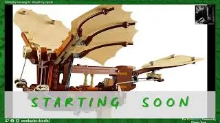 Post-birthday Lego build, assembling Leonardo da Vinci's Flying Machine 10363