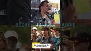 Безопасность границ при Трампе против Харрис #charliekirk #дебаты #usa