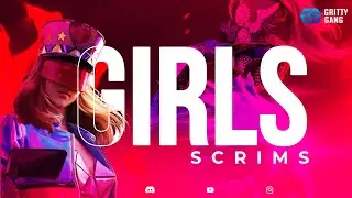 GRITTY GANG GIRLS SCRIMS | PUBG MOBILE LIVE | FACECAM