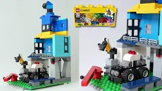 How to Build a Police Station and Car with LEGO Classic 10696 &ndash; Fun and Easy! (Alternate) |3階建て警察署