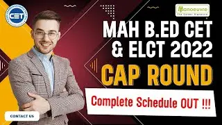 MAH B.EDCET & ELCT 2022 - Cap Round | Complete Schedule Out !!! | Must Watch
