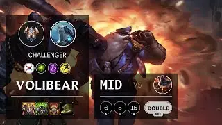 Volibear Mid vs Rumble - KR Challenger Patch 10.3