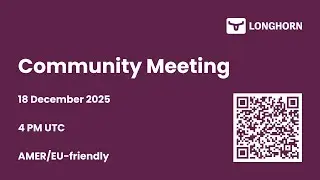 [12/18] Longhorn Community Meeting - AMER/EU-friendly