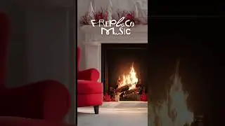 Fireplace Music | Relaxing Cozy Music with Crackling Fire Sounds for Home Ambience | Noiseless Space