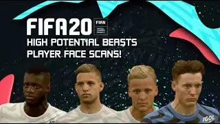 FIFA 20 CAREER MODE GEMS! FACE SCANS ALL REAL PLAYER FACES! HIGH POTENTIAL PLAYERS