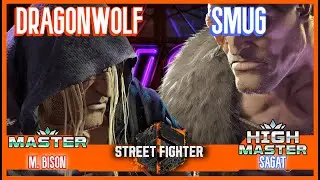 SF6 Match &diams; DRAGONWOLF (M. Bison) 🆚 SMUG (Sagat) &diams; High level matches