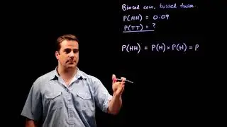 Probability - Tossing a Biased Coin Twice - GCSE 9-1 Maths Specimen Paper
